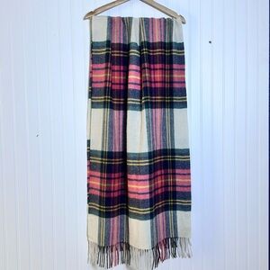 J. Crew Women’s Wool Scarf Fringe Casual Business Travel Winter  NOT FOR SALE